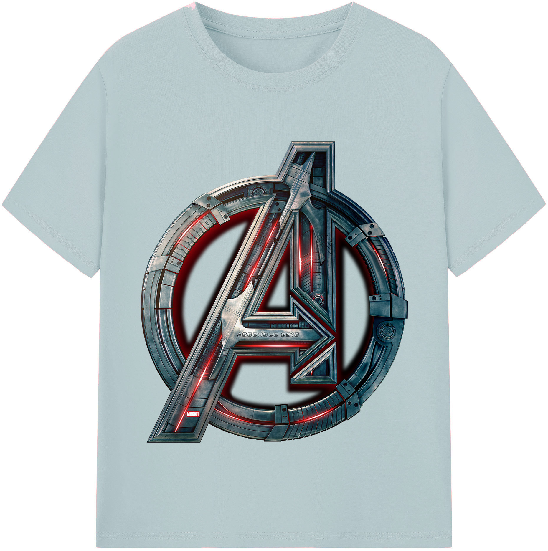 （画像用） アベンジャーズ The Avengers 綿100％半袖Tシャツ（フロントプリント）
